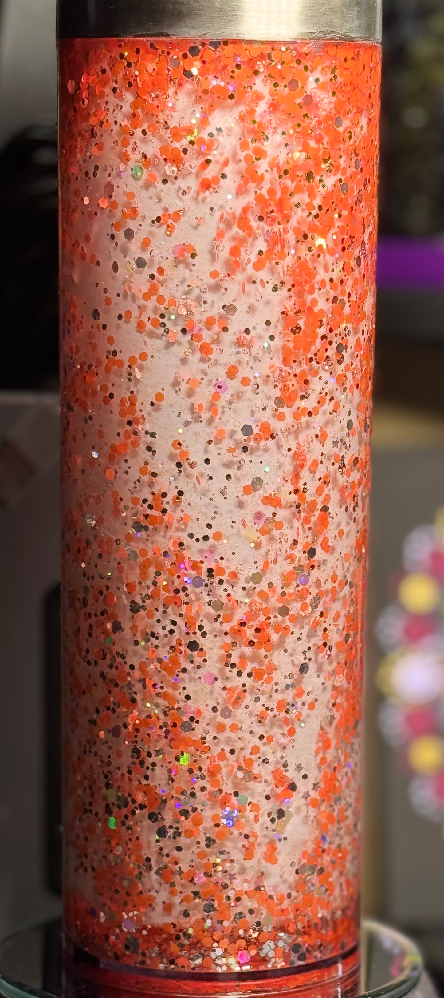 18 oz Acrylic and Stainless Steel Snowglobe tumbler