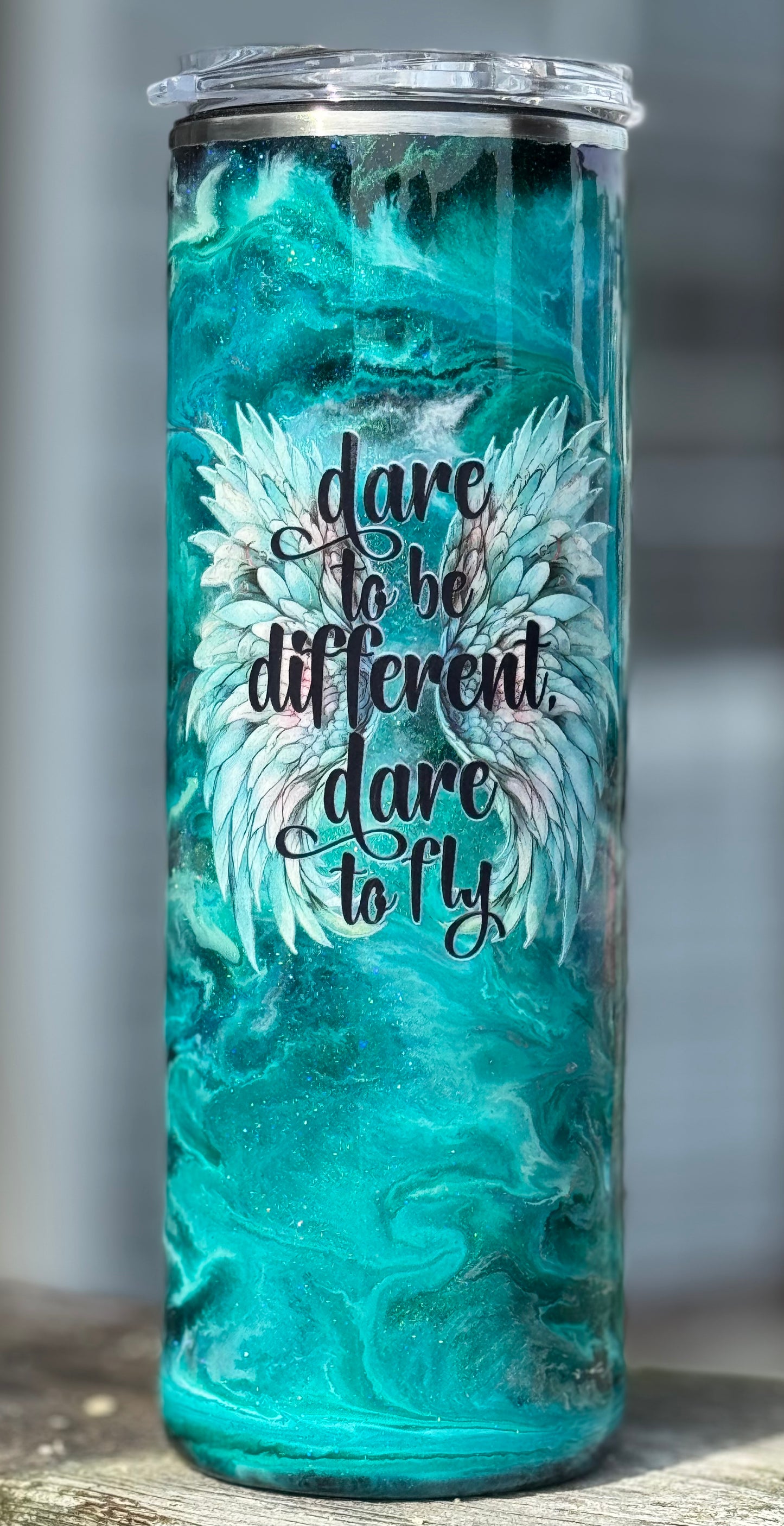 20 oz skinny stainless steel tumbler