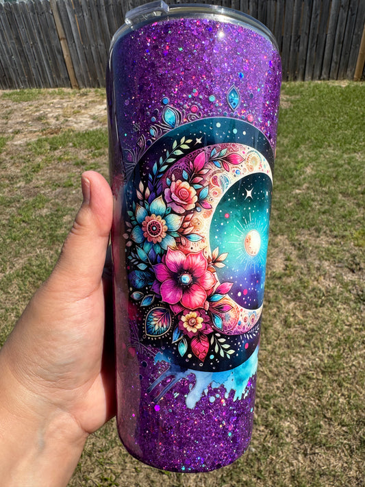 Celestial 35 oz Glitter Stainless Steel tumbler
