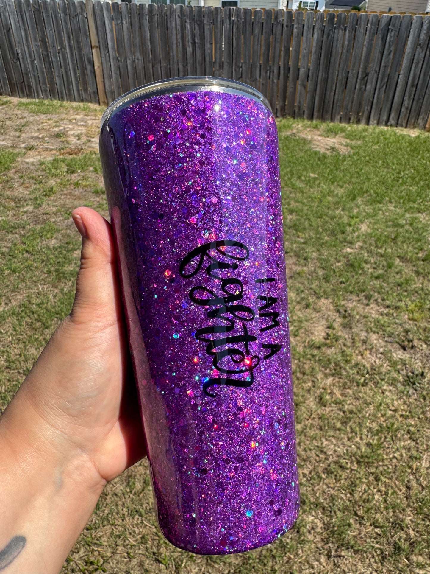 Celestial 35 oz Glitter Stainless Steel tumbler