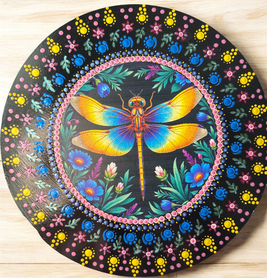 14 inches wood wall plaque