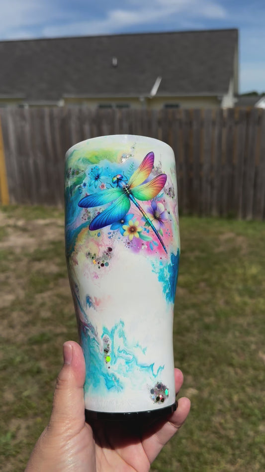 30 oz Strawbler Stainless Steel tumbler